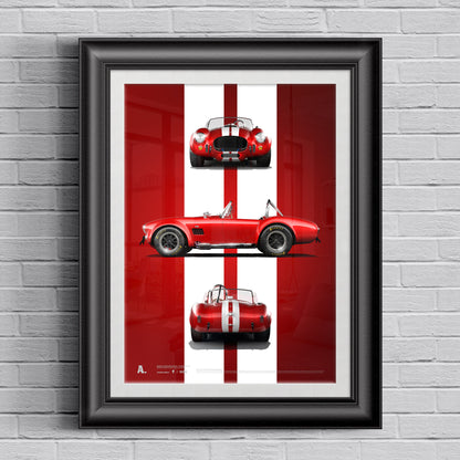1965 Shelby-Ford AC Cobra MKIII Red