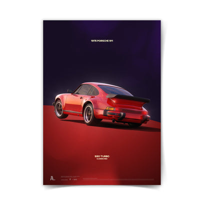 Porsche 930 Turbo Red