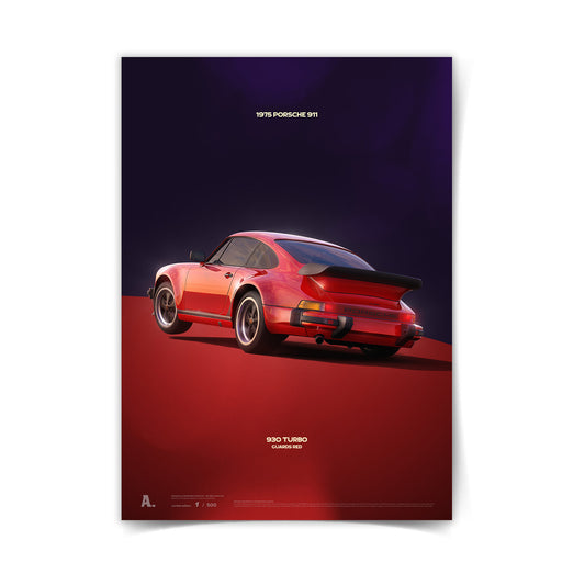 Porsche 930 Turbo Red