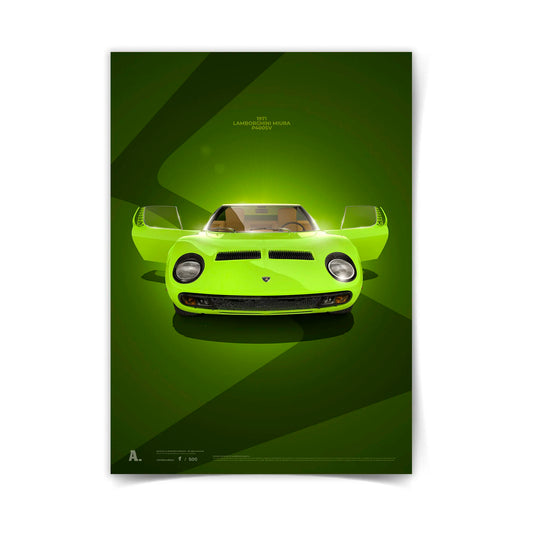 1971 Lamborghini Miura P400 SV Green