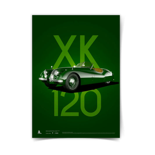 Jaguar XK120 Roadster Green