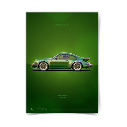 Porsche 930 Turbo Green