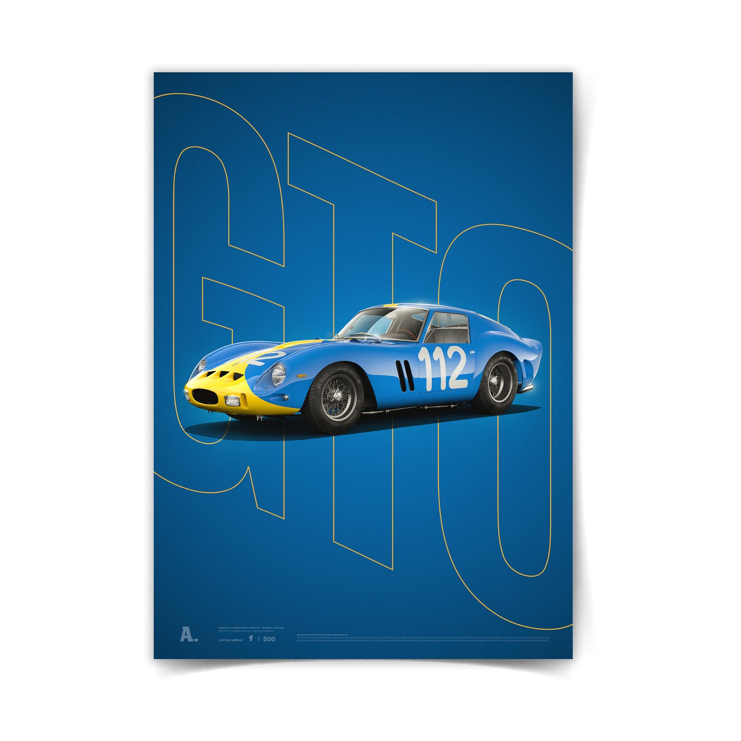 1962 Ferrari 250 GTO Blue Side