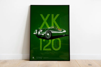 Jaguar XK120 Roadster Green