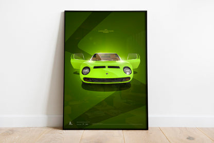 1971 Lamborghini Miura P400 SV Green