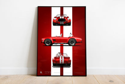 1965 Shelby-Ford AC Cobra MKIII Red