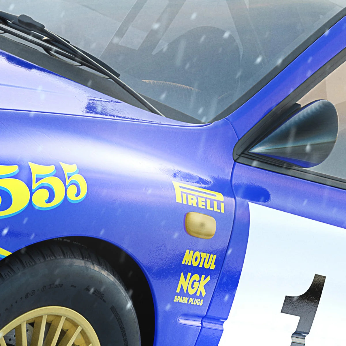 1997 Subaru Impreza WRX STI Rally Snow