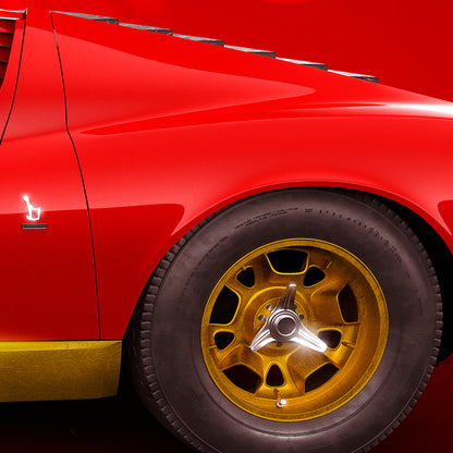 1971 Lamborghini Miura P400 SV Red