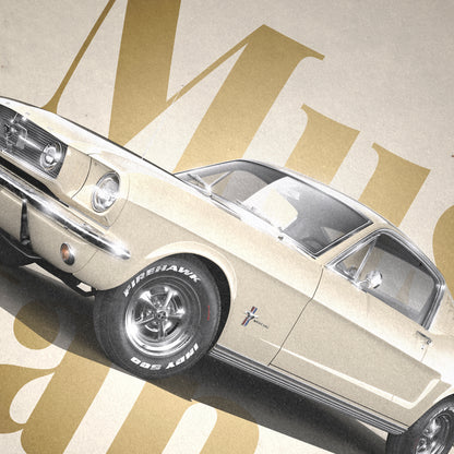 1965 Ford Mustang GT Beige